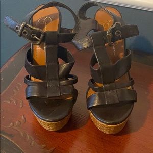 Brown Jessica Simpson platforms